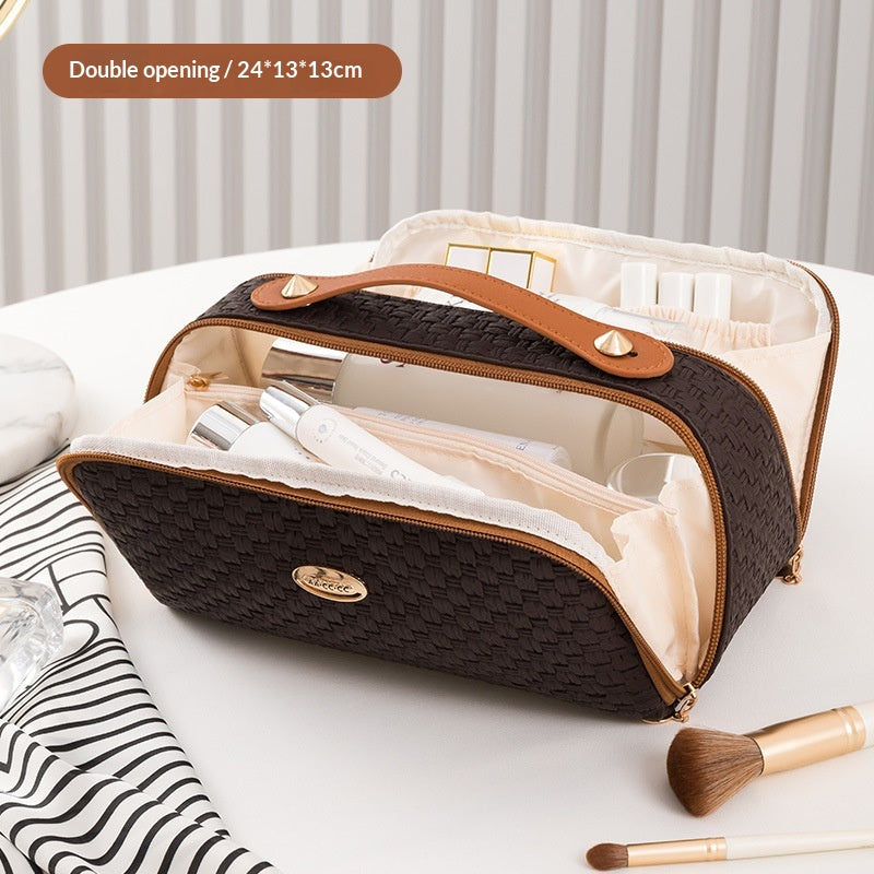 Sac de toilette et de maquillage portatifs pour le voyage