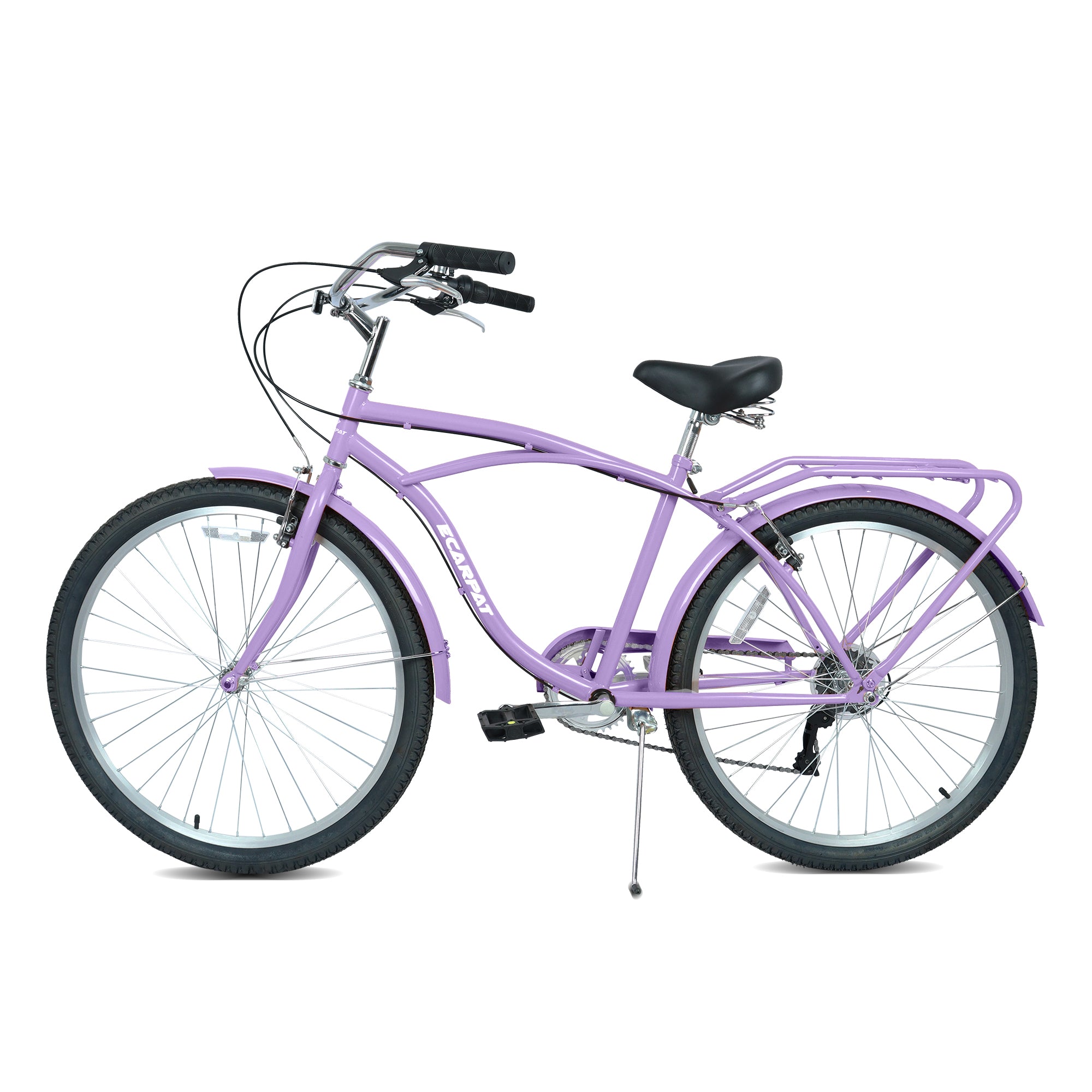 A26265B Vélo de croisière de plage de 26 pouces à 7 vitesses pour hommes et femmes