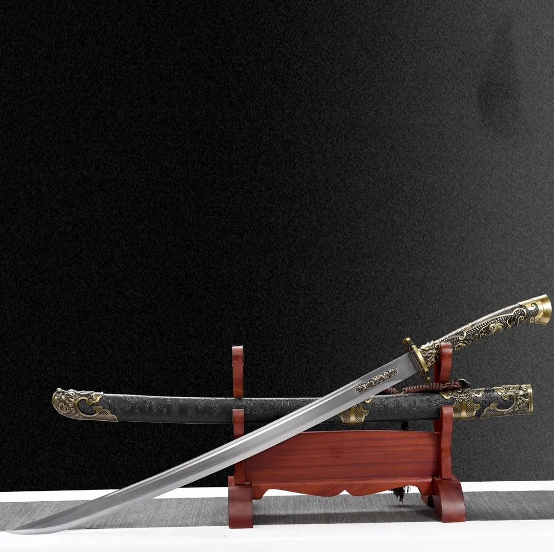 Fulong Wild Goose Feather Saber Integral Keel Structure Haute Manganèse Acier Collection-Gr