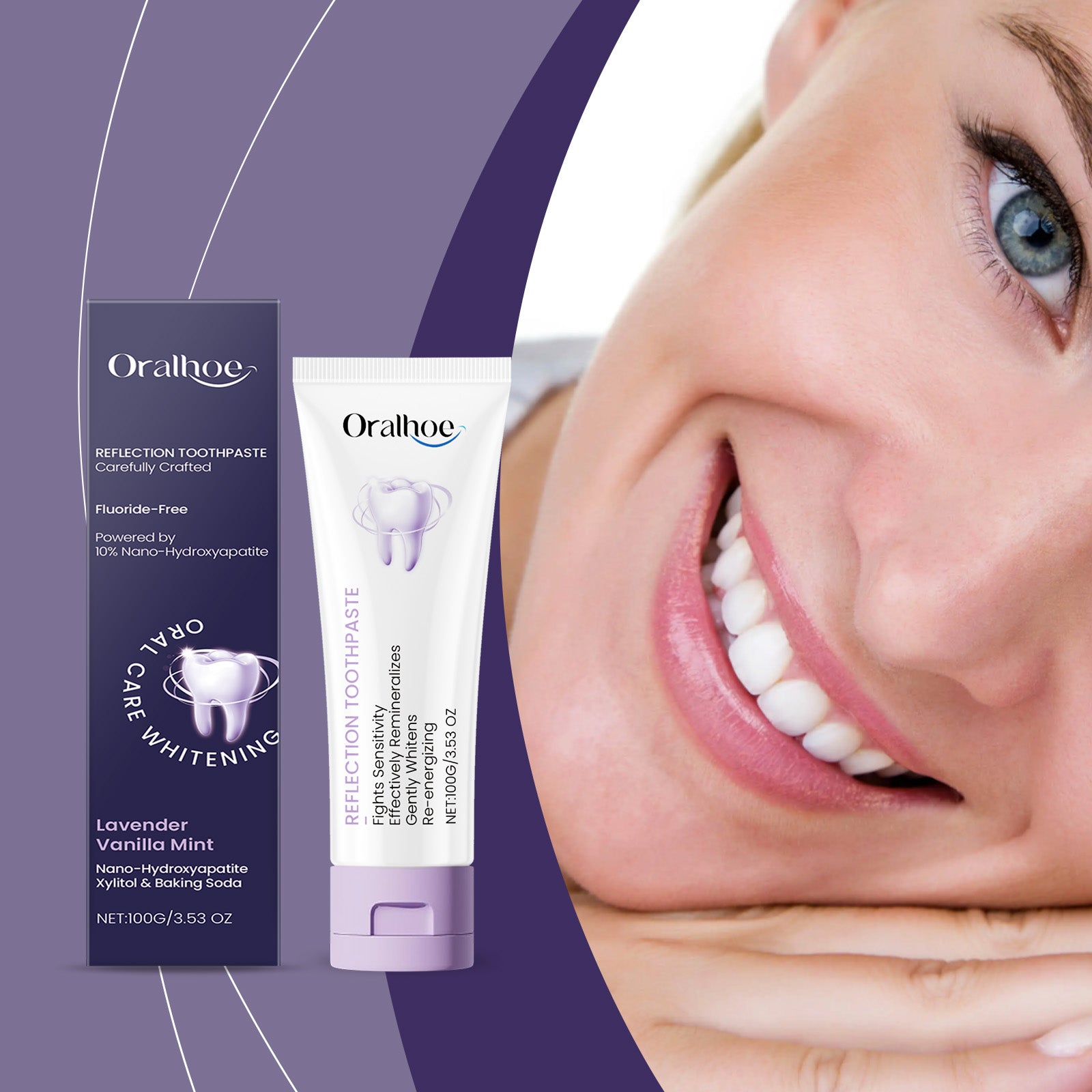 Dentifrice blanchissant le xylitol