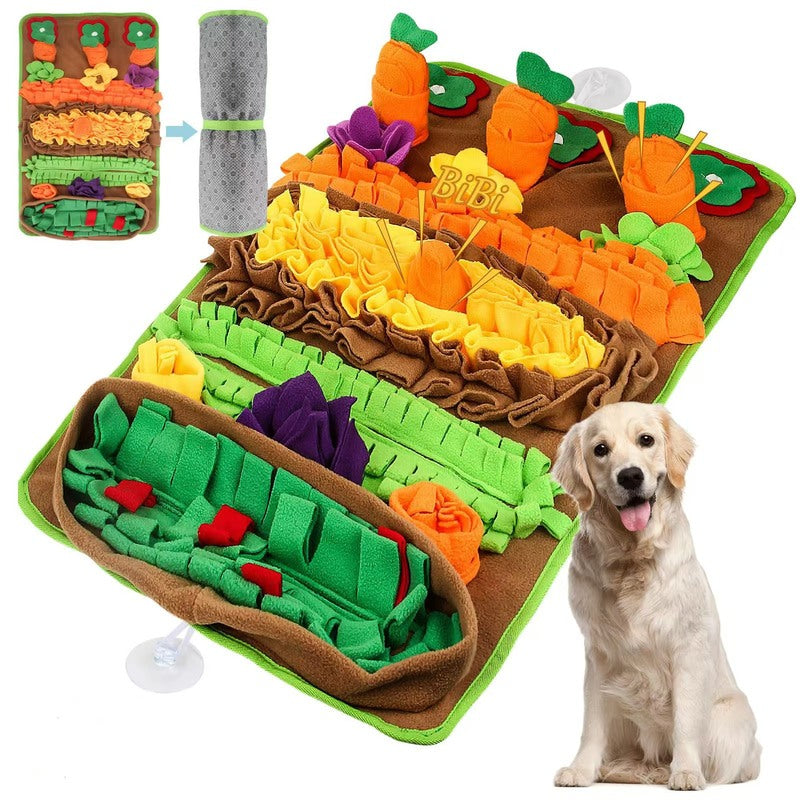 Puzzle de chien tapis de nourriture d'entraînement tapis de nourriture pour animaux de compagnie