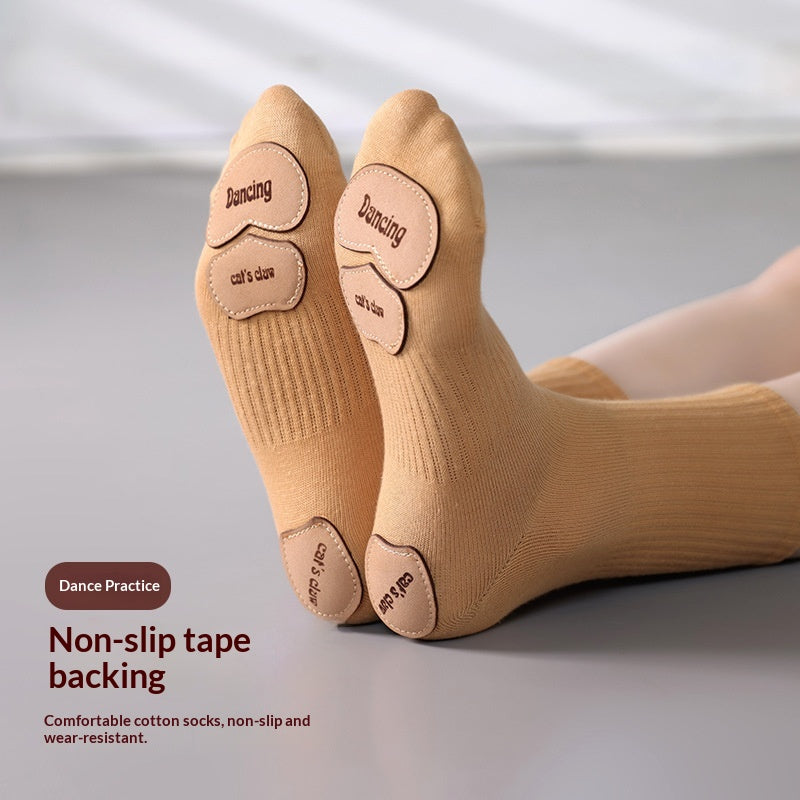 Chaussettes de ballet antidérapantes