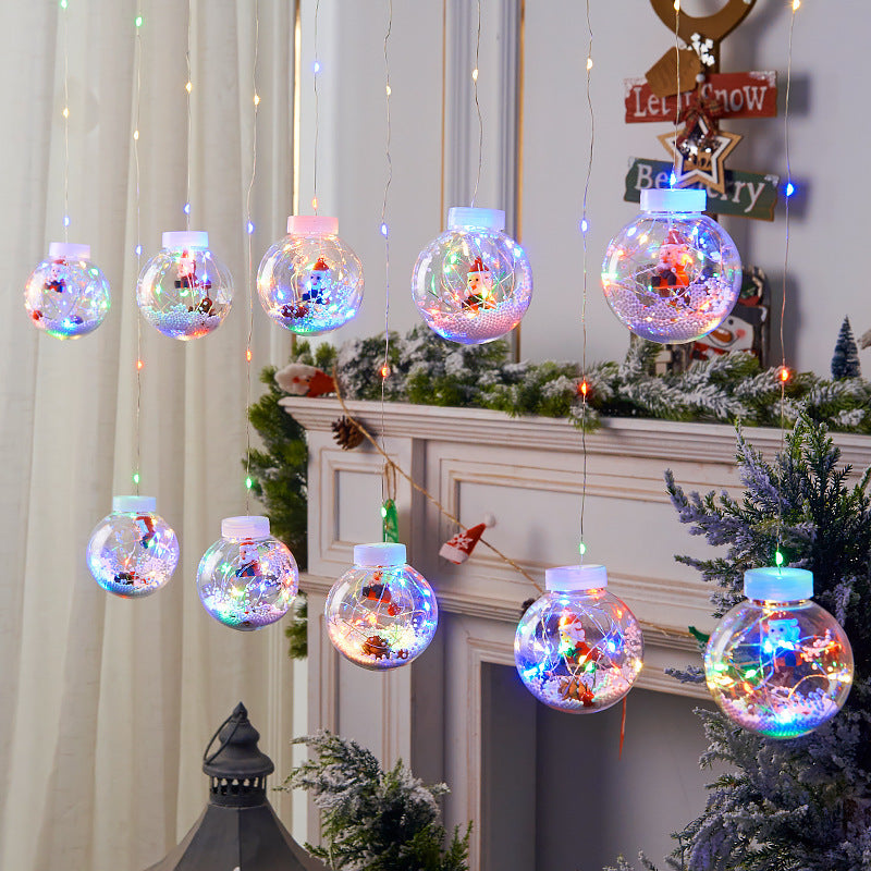 Décoration créative LED de Noël Wish Orbs Rideau de lumière