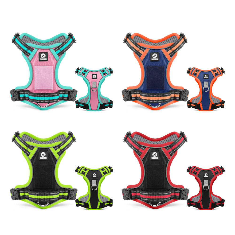 Anti Breaking Loose Big Dog Cost Strap Reflective Medium Large Dog