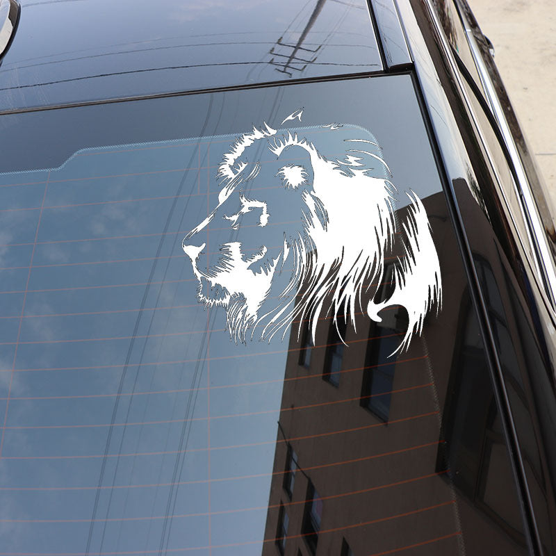 Méditation Lion personnalisé autocollant
