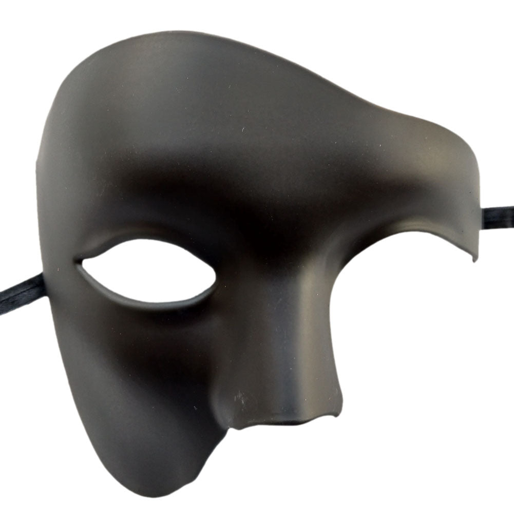 Masque de fête antique avec un seul oeil et demi face latérale