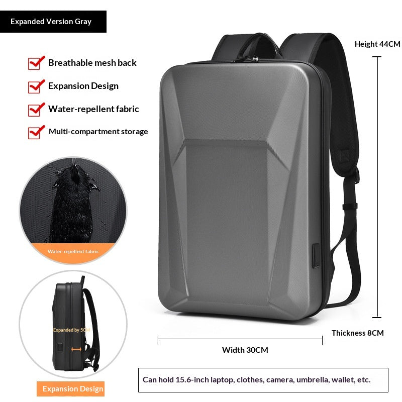 Sac à dos de vélo à coque dure pour hommes