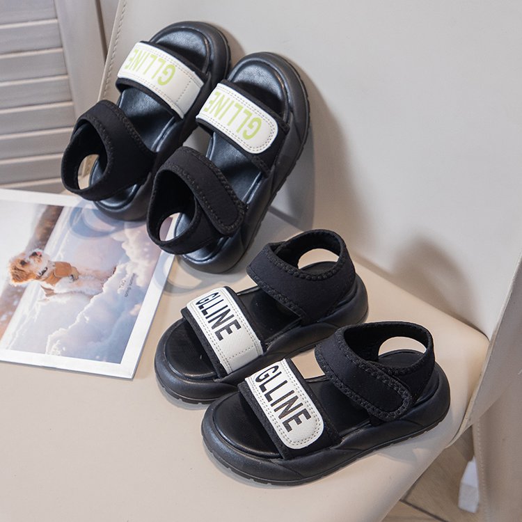 Sandales, Souples Chaussures de plage pour enfants Solées, Sandales tendance d'été, Léger et Non