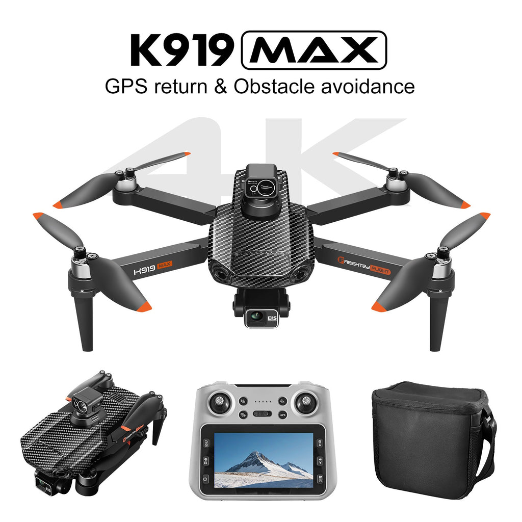 3 axes 4K avec contrôle d'écran et évitement des obstacles pour la photographie aérienne