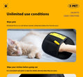 Gants portatifs pour enlever les cheveux chez les animaux domestiques