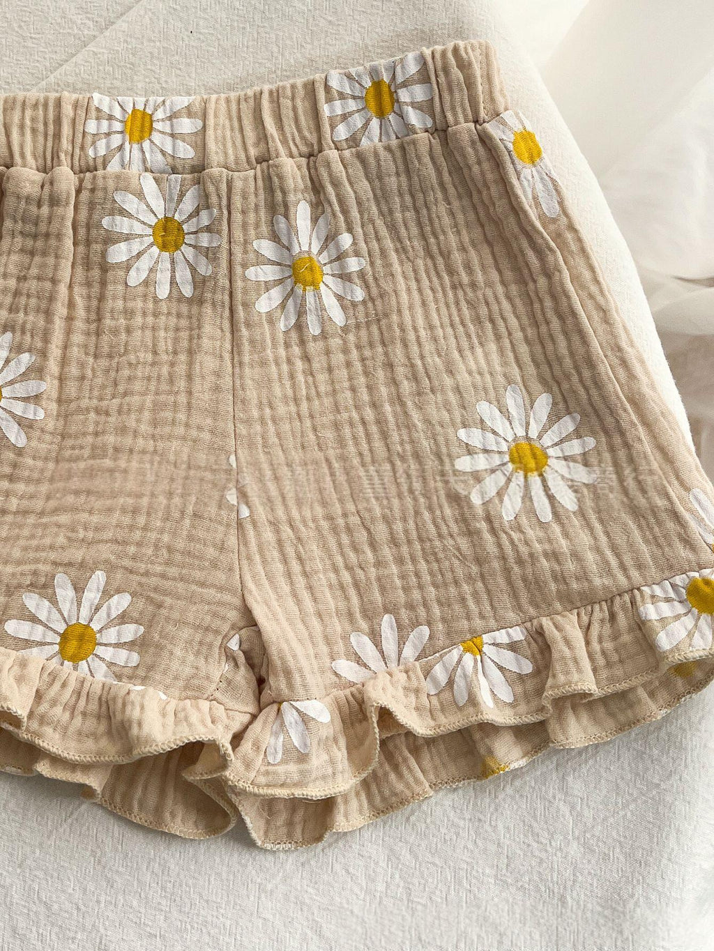 Camisole et shorts pour enfants couleur apricot