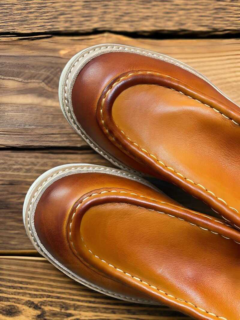 Petit Ami Khaki Martin Bottes lavées