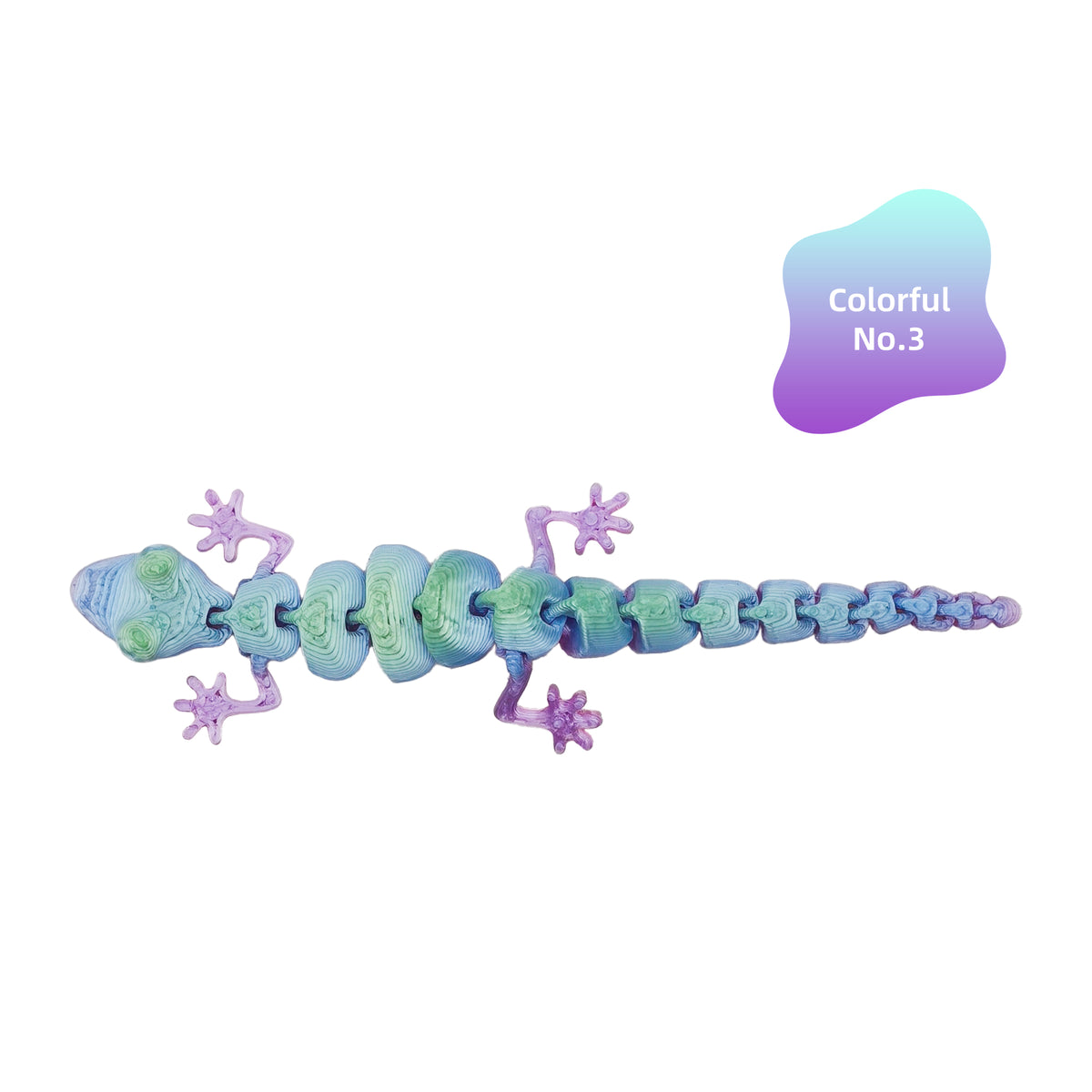 Jouet Gecko Fidget imprimé 3D
