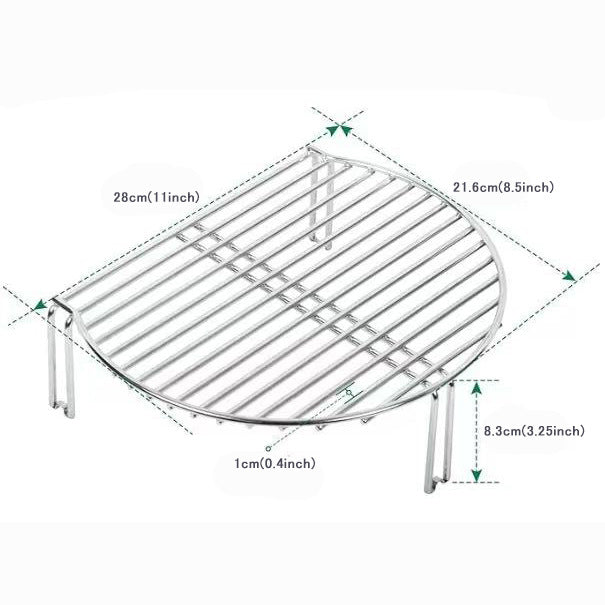 Rack de grillage supérieur en acier inoxydable 304 pour barbecue