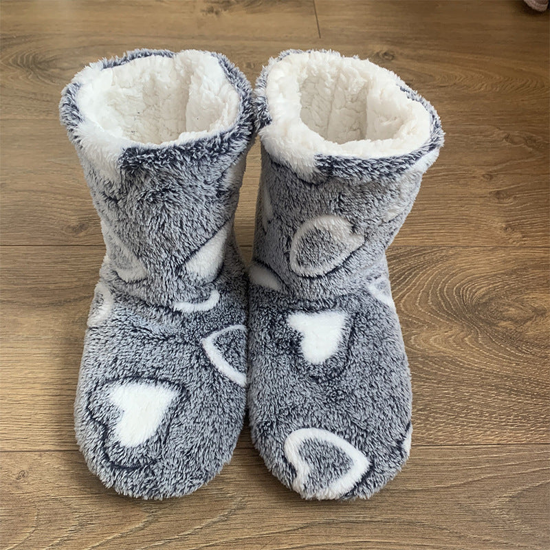 Chaussures de plancher en peluche