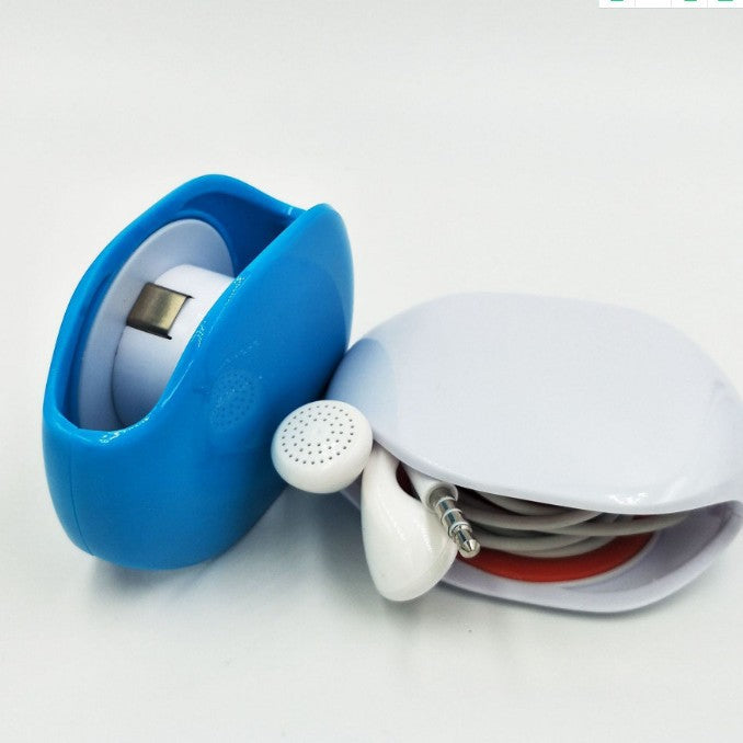 Boîte de stockage de câble de recharge de données de bobine de récupération automatique