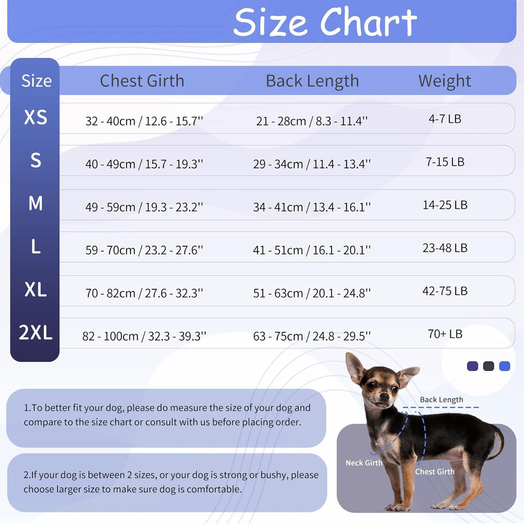 Vêtements de réadaptation pour chiens