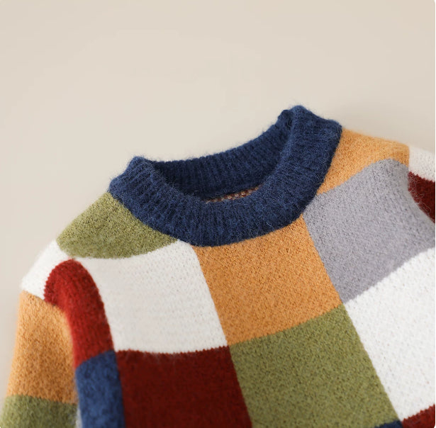 Sweater vintage élégant pour les garçons