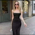 Russian Ozon Amazon Summer Sexy Backless Strappy Dress