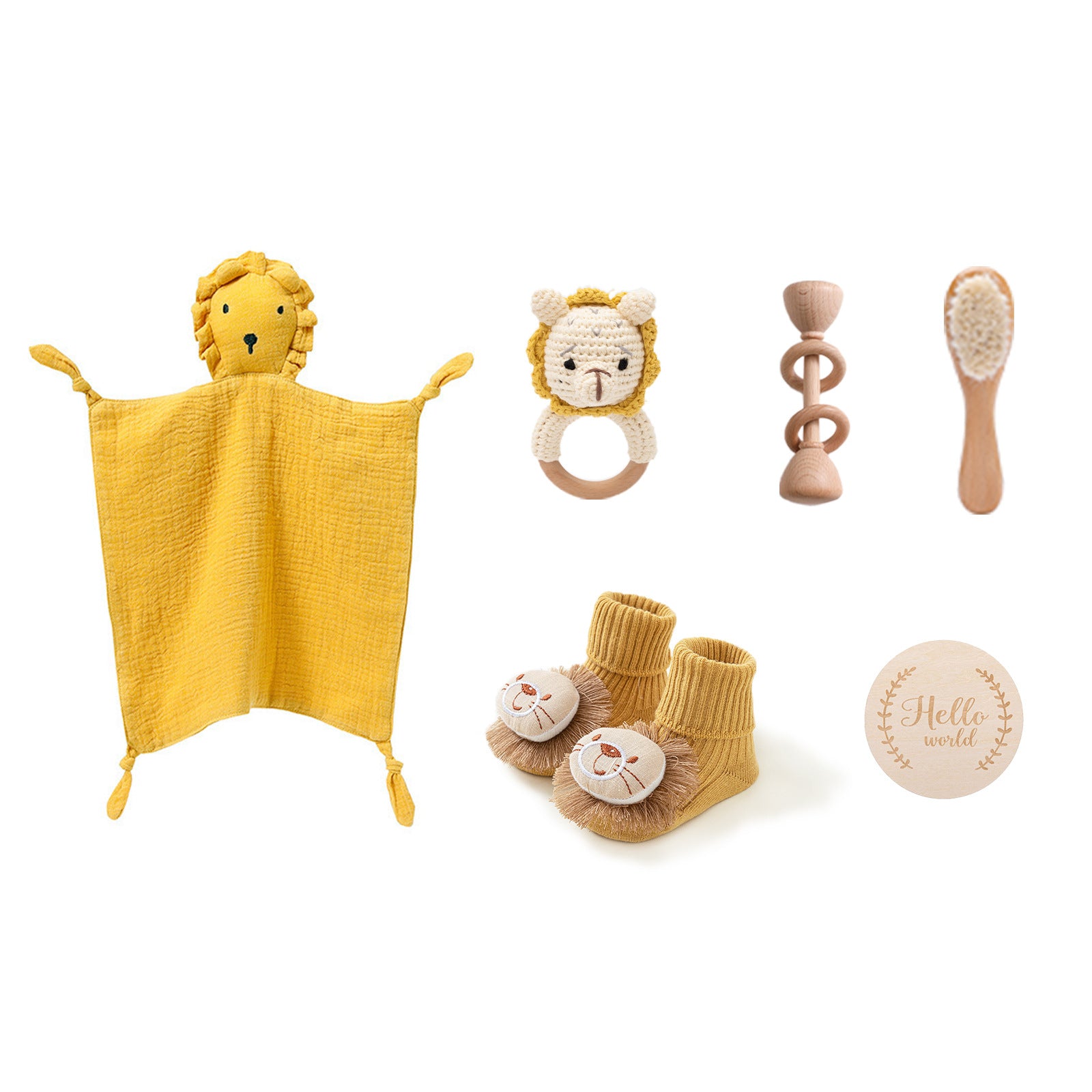 Ensemble cadeau de serviette de bain de lapin pour bébé Comfort Rattle