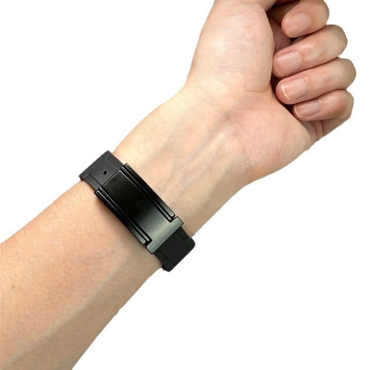 Bracelet de montre en acier inoxydable en forme de T