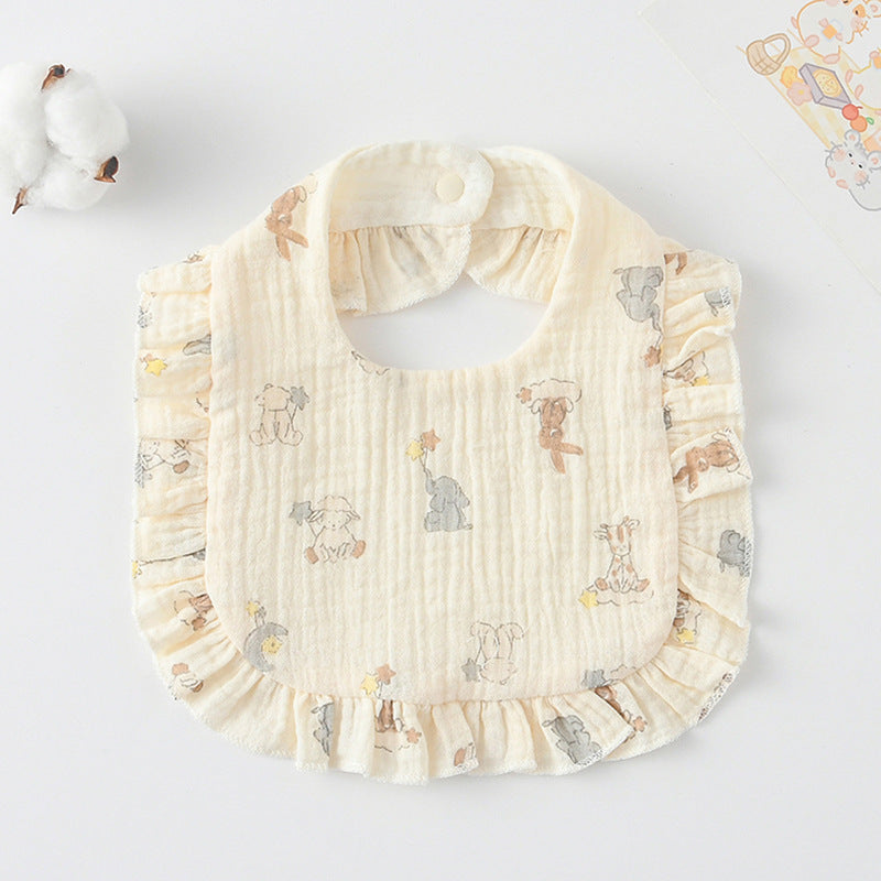 Bébé Muslin Bibs Adorable Animal Bandana Drool Bibs Pour Garçons et Filles Ultra Soft & Absorben