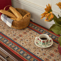 Vintage Table Runner Drapeau de thé Fringe Fringe American longue nappe
