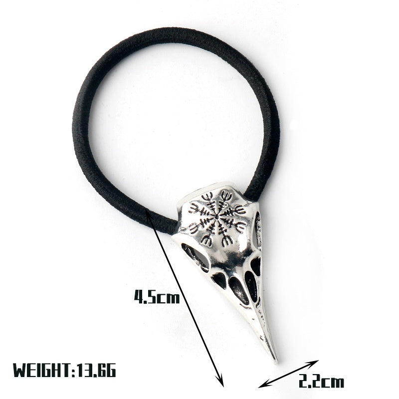 Rope de tête de crâne Viking Compass