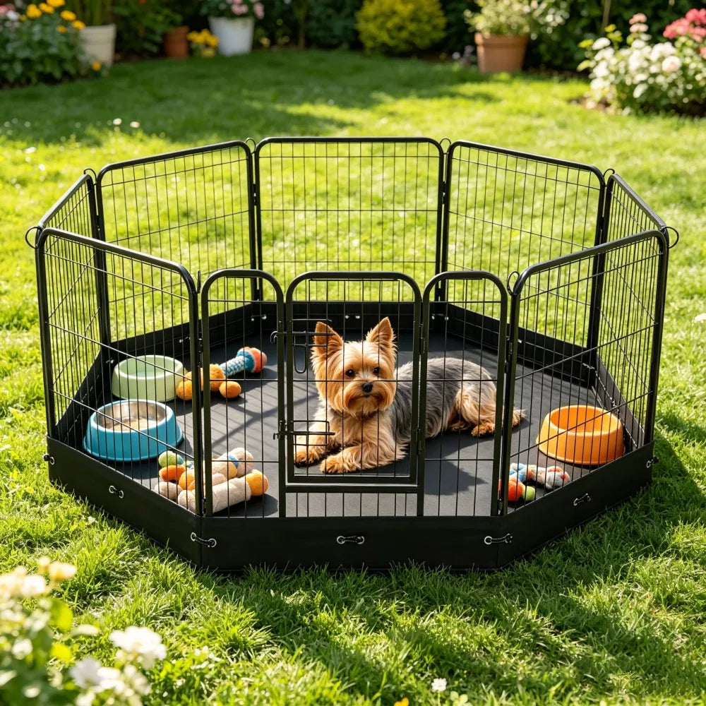 Maison de chien avec espace-sauvetage pour l'extérieur