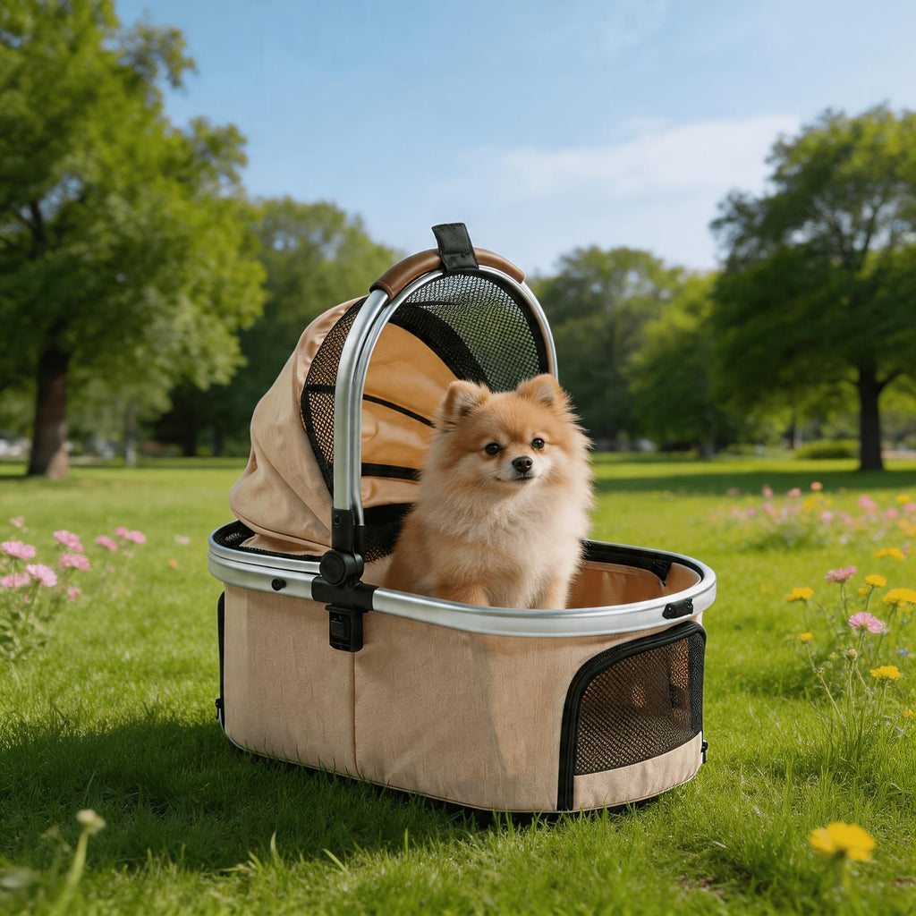 Poussette polyvalente pour chiens et chats petits à moyens