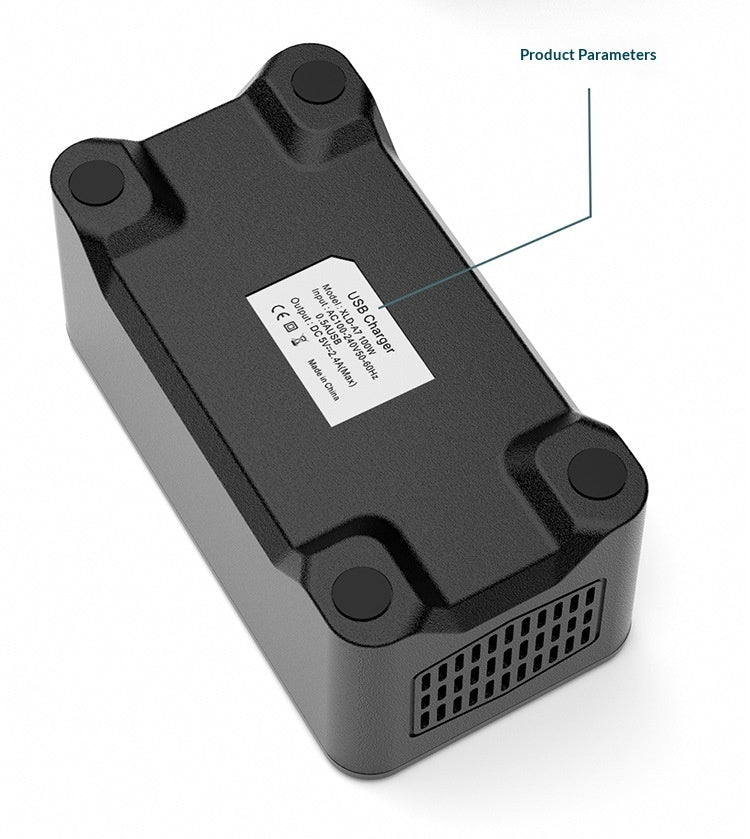 Chargeur multiport 50W avec ventilateur de refroidissement