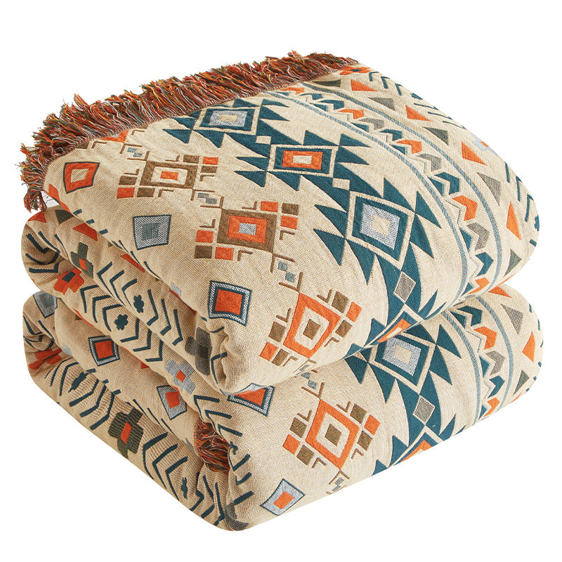 Cotton Bohème style serviette couverture Nap couverture