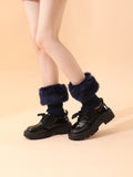 Style de mode Automne d'hiver Thermique Manches tricotées Acrylique Leg Guard Chaussettes de guerre