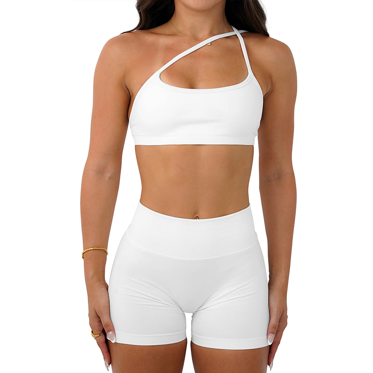 Sans couture Tight Yoga Outfit with Back V Waist-Cinching Design