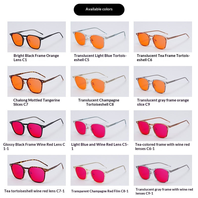 Verres couleur orange Anti Bleu Protection des yeux AR Anti Reflective