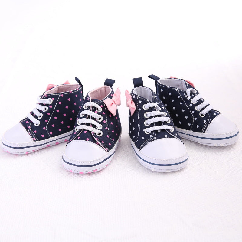 Chaussures de petite fille haut-top Soft-soled