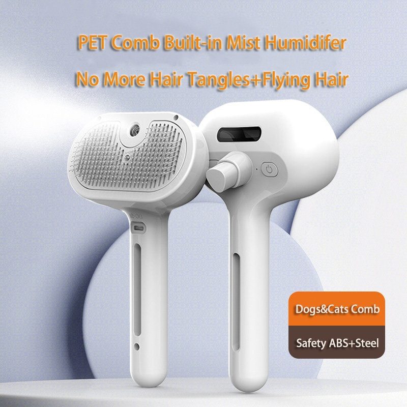 Peigne d'animal auto-nettoyant Animaux de compagnie brosse de démaquillage pour chiens outils de toilettage