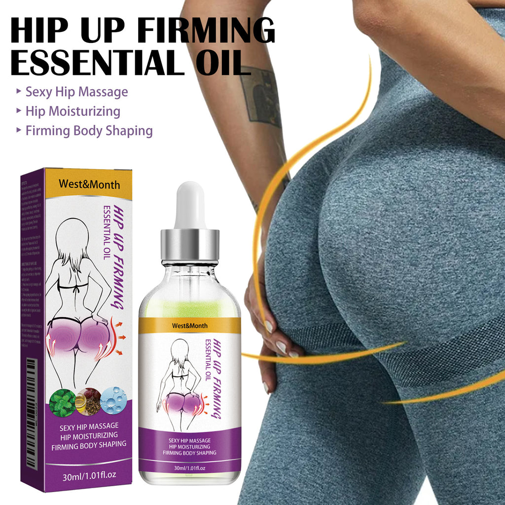 West&Meth Hip Massage Huile essentielle Massage quotidien doux des fesses pour améliorer Les