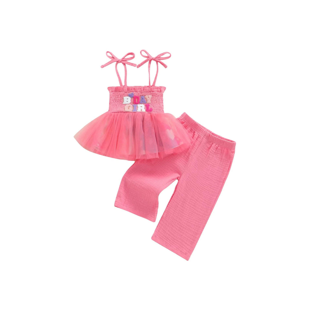 Robe de mesh d'été pour enfants