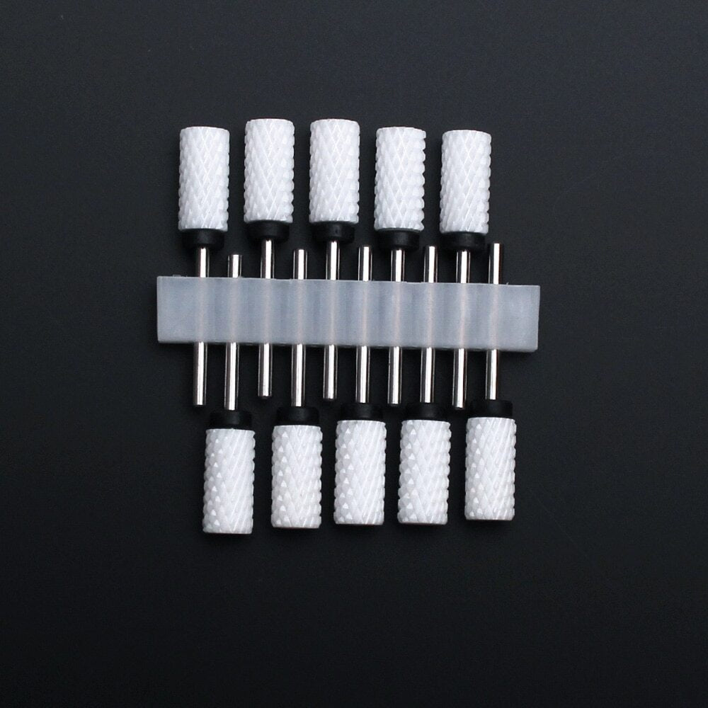 Ensemble d'outils de perceuse à ongles en céramique 10 pièces