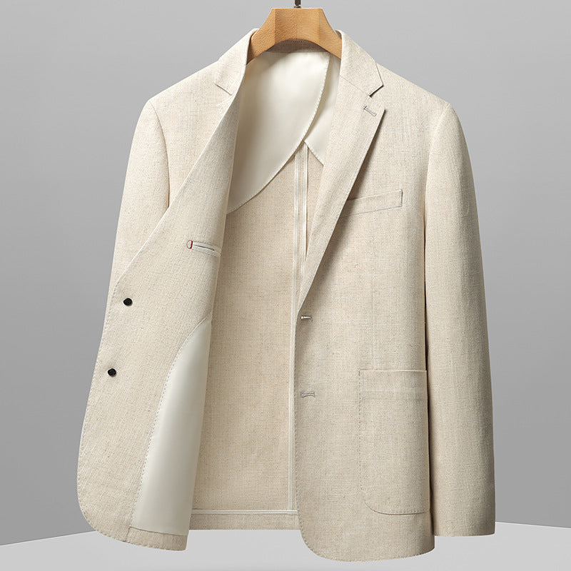 Costume casual homme Coréen-Style Slim-Fit Blazer monobrassé Top