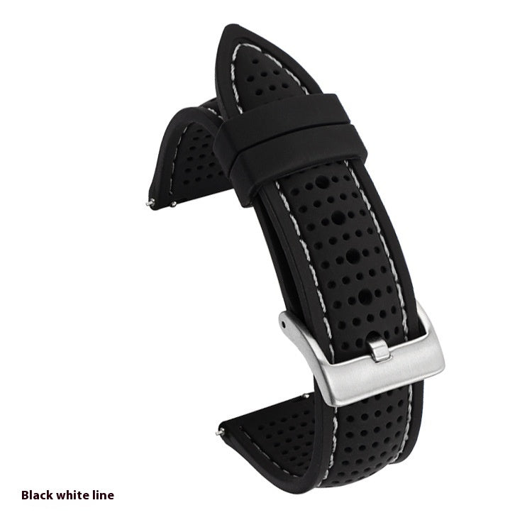 Convient pour la bande de montres avec la sangle de silicone de ligne