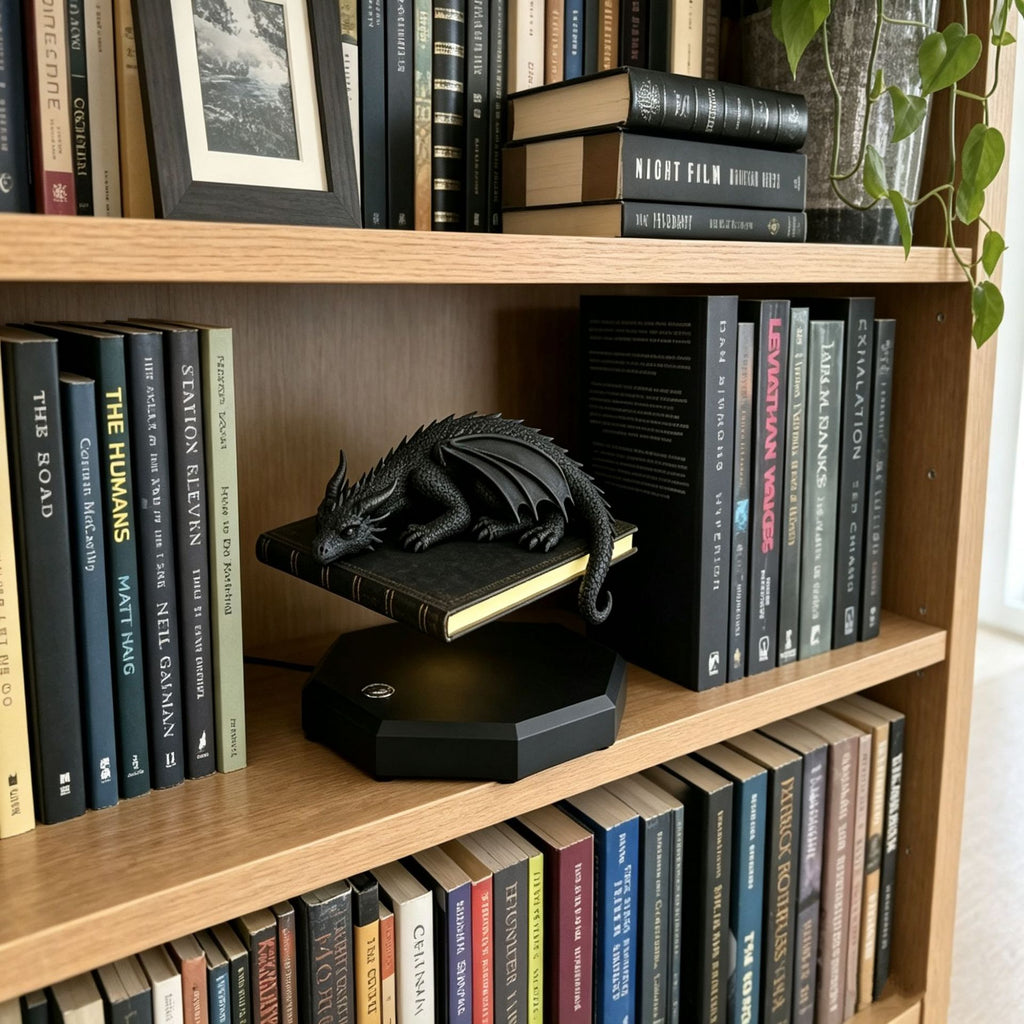3D magnétique suspension Dragon livre lampe décoration de bureau