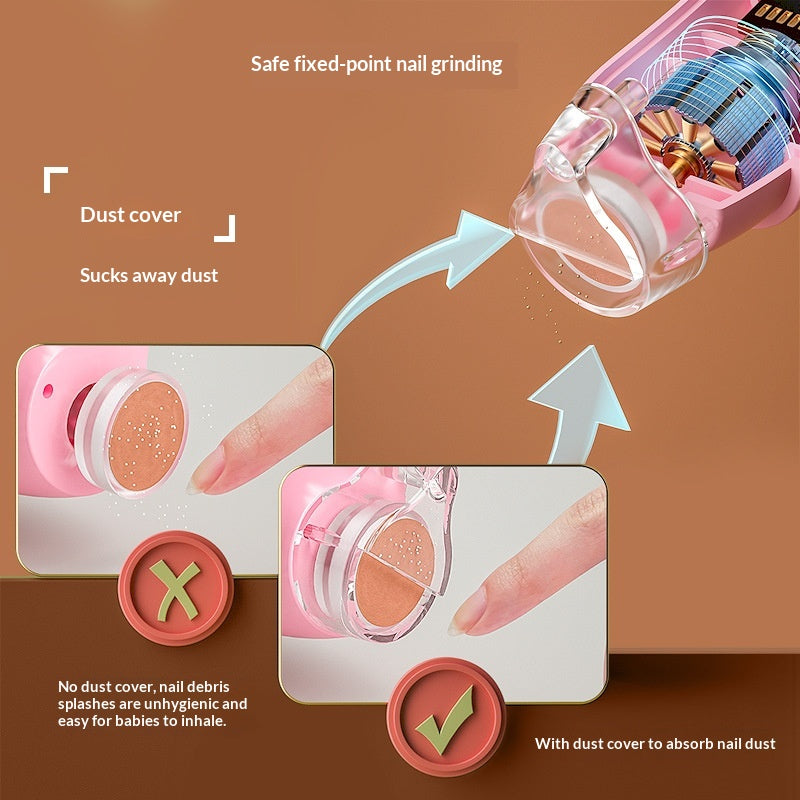 Brosse à ongles électrique pour bébé