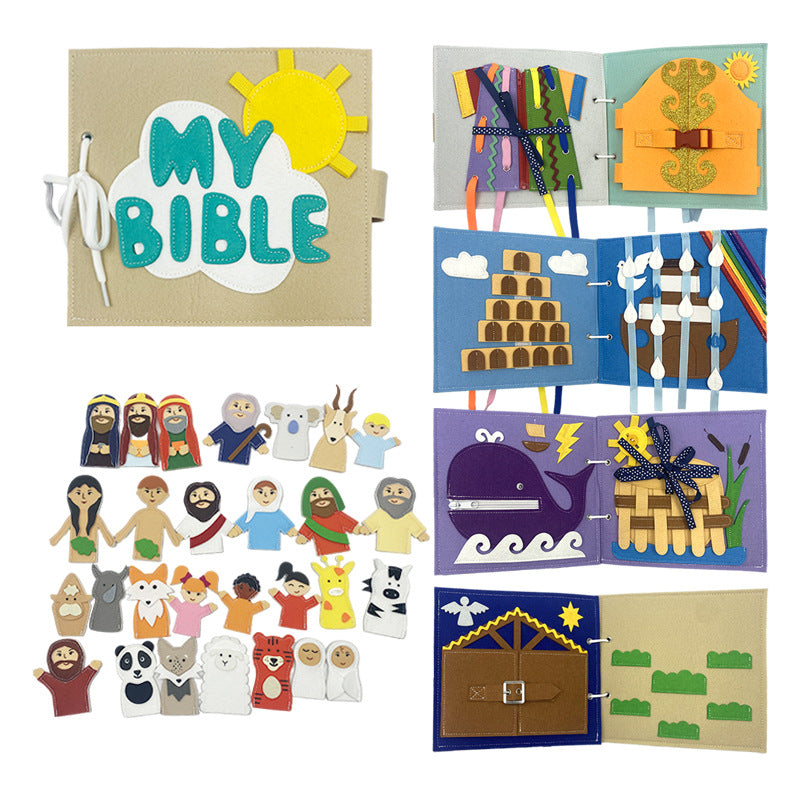 Felt Educational Early Learning 3D Book Toy