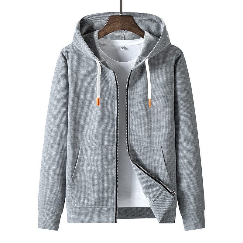 Tendance de mode homme Waffle à capuche Casual Sports Suit