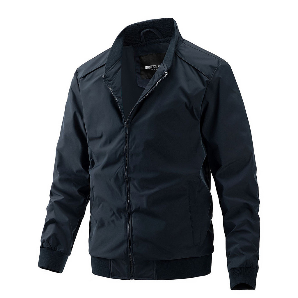 Stand Collar Veste Homme d'affaires Casual mince veste de baseball tendance commerce extérieur hommes