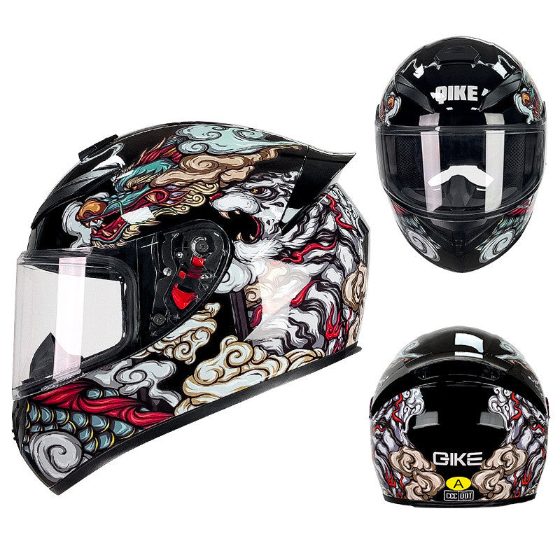 Casque de moto d'hiver pour hommes et femmes