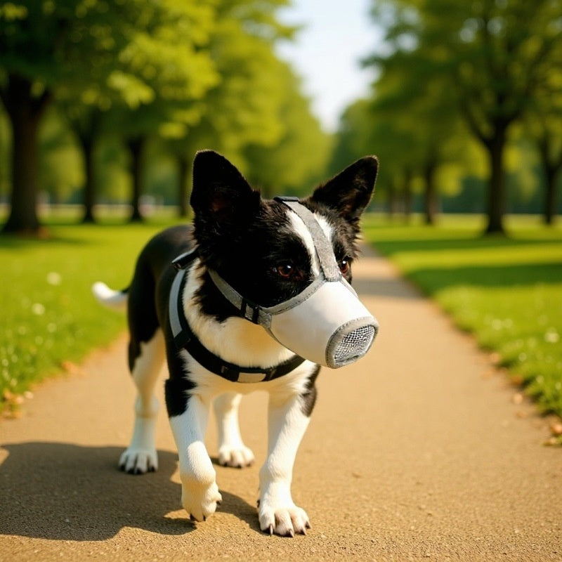Pet Chat et chien Muselière réglable Bite Proof et Bark Control Respirant