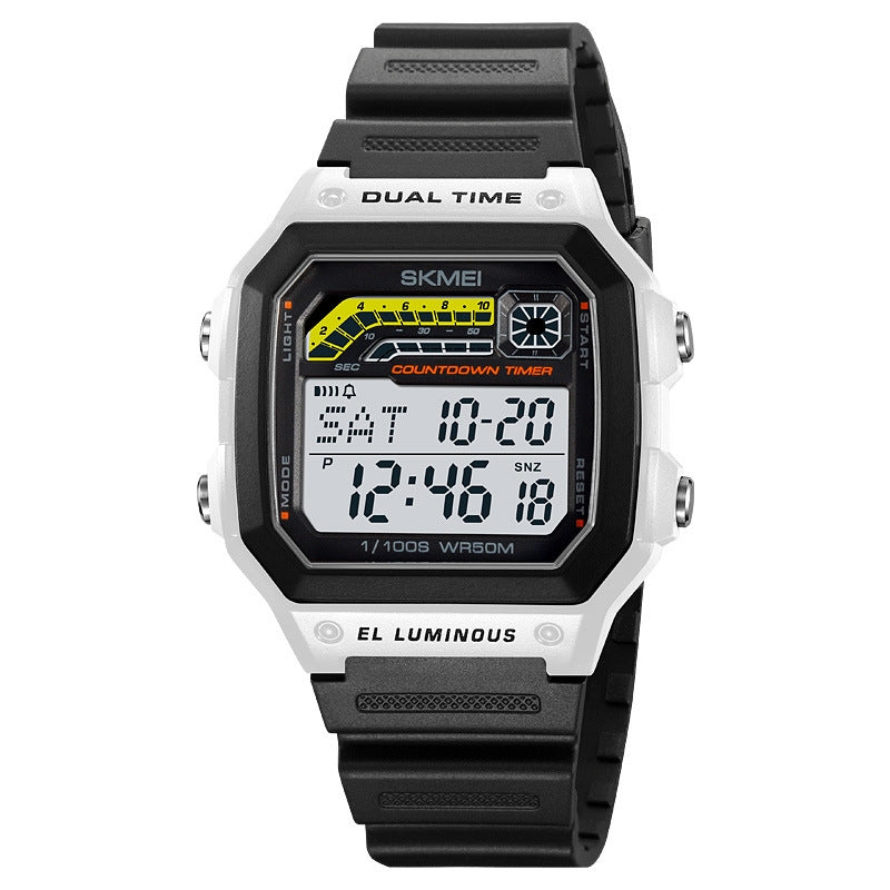 Montre électronique homme Luminous Imperméable Multifonctionnel